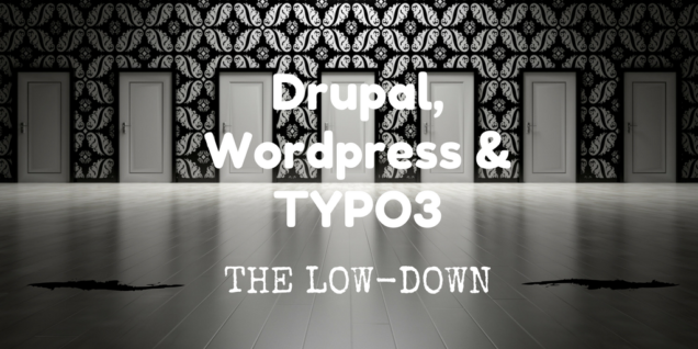 Banner Drupal Wordpress en TYPO3: the Low-Down